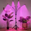 LEAN Lámpara LED para el crecimiento e iluminación de plantas, soporte de 4 paneles, mando a distancia