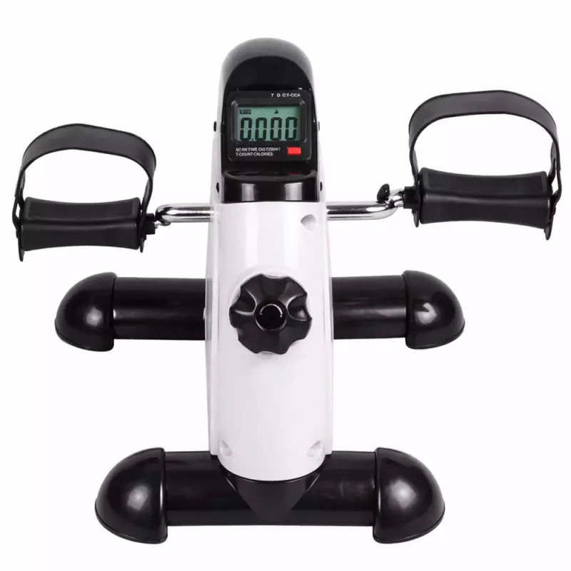 LEAN Bicicleta de ejercicio mini, bicicleta de rehabilitación con pantalla LCD, entrenador para brazos y piernas
