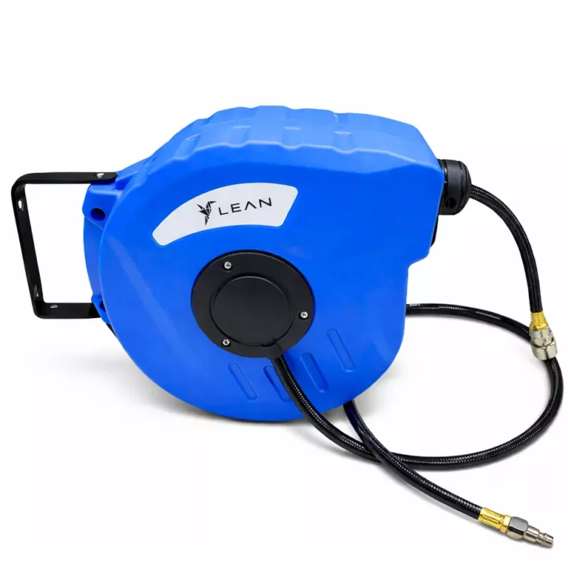 Enrollador de manguera neumática automático LEAN 24 bar 8x12mm 10m