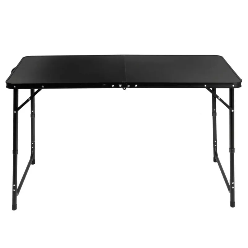 Conjunto de muebles de camping LEAN mesa plegable 4 taburetes negro maleta