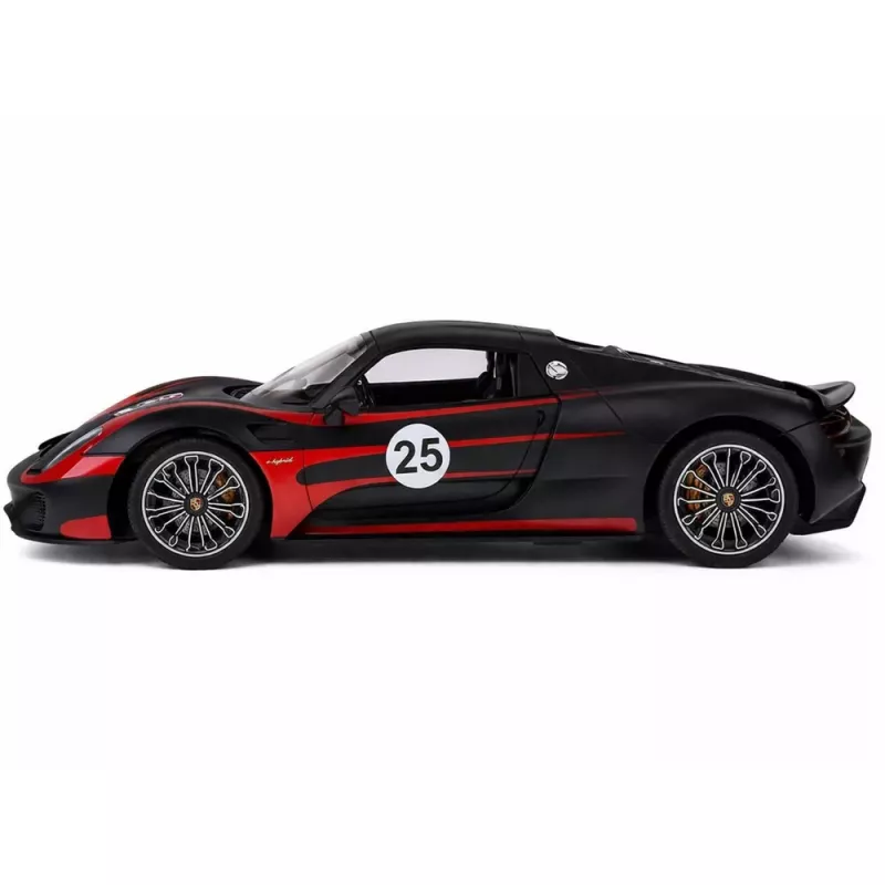 Porsche 918 Spyder Performance radiocontrol coche RC negro Rastar 1:14