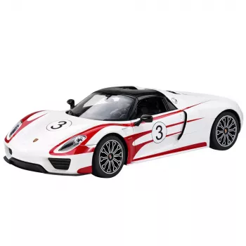 RASTAR Porsche 918 Spyder Performance radiocontrol coche RC blanco 1:14