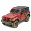 JEEP Wrangler Rubicon-Muddy coche teledirigido RC rojo Rastar 1:24