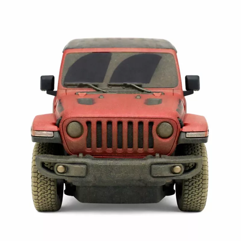 JEEP Wrangler Rubicon-Muddy coche teledirigido RC rojo Rastar 1:24