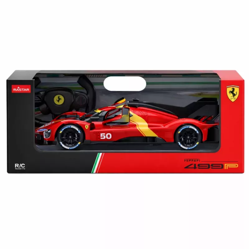Ferrari 499P coche teledirigido RC rojo Rastar 1:24