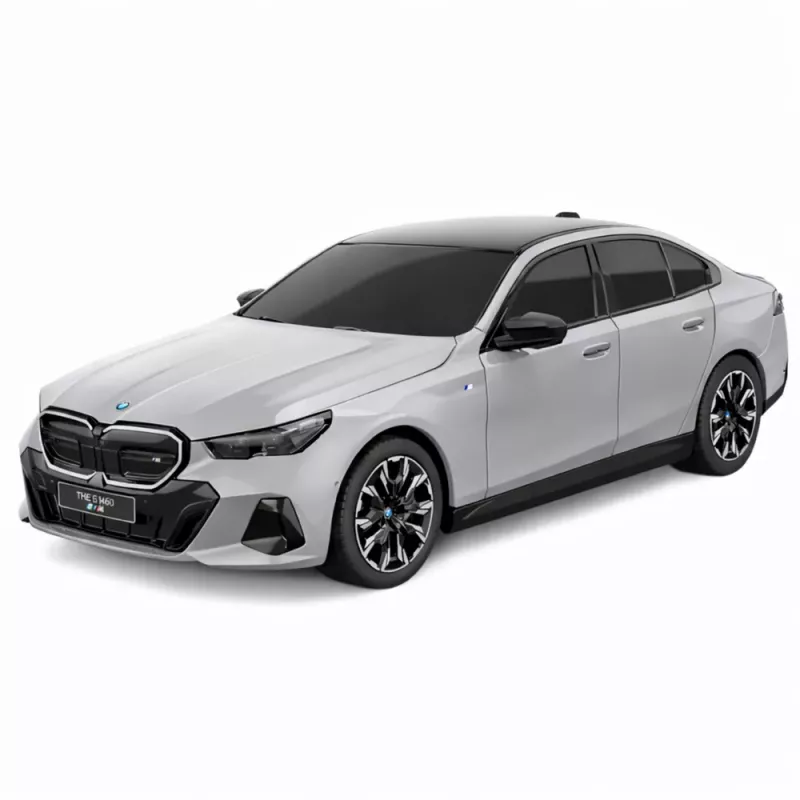 BMW i5 coche teledirigido RC gris Rastar 1:24