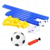 LEAN TOYS conjunto deportivo para jugar al fútbol, portería, balón, bomba 62x40cm