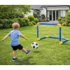 LEAN TOYS conjunto deportivo para jugar al fútbol, portería, balón, bomba 62x40cm