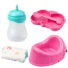 LEAN TOYS muñeca bebé accesorios de cuidado biberón orinal 35 cm
