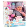 LEAN TOYS muñeca bebé accesorios de cuidado biberón orinal 35 cm