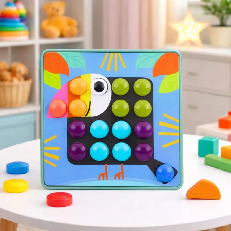 LEAN TOYS puzzle geométrico creativo mosaico juguete educativo setas 53 piezas