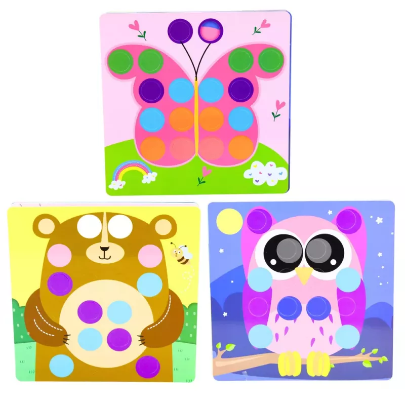 LEAN TOYS puzzle geométrico creativo mosaico juguete educativo setas 53 piezas