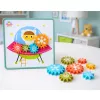 LEAN TOYS puzzle geométrico creativo mosaico engranajes 25 uds.