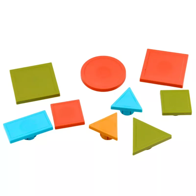 LEAN TOYS puzzle geométrico creativo mosaico juguete educativo 35 piezas