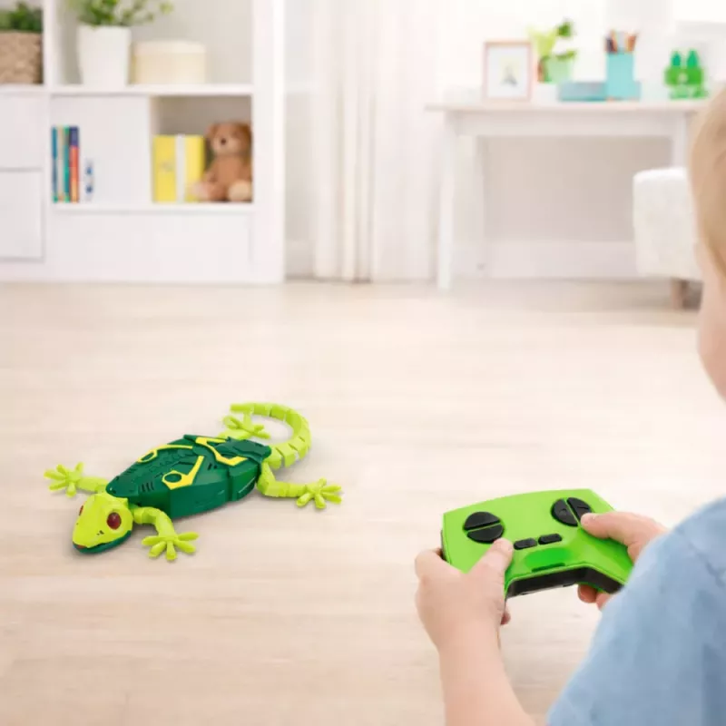 LEAN TOYS RC Gecko Lizard trepa paredes 360° verde