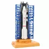 LEAN TOYS conjunto espacial cosmonautas torre de lanzamiento cohete transbordador bloques de construcción 300 piezas