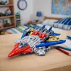LEAN TOYS robot Fighter Combat 2 en 1 luces sonidos rojo-azul 29 uds.