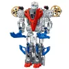 LEAN TOYS robot Fighter Combat 2 en 1 luces sonidos rojo-azul 29 uds.