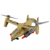 LEAN TOYS conjunto militar: helicóptero del ejército, tanque, aerodeslizador, base de soldados