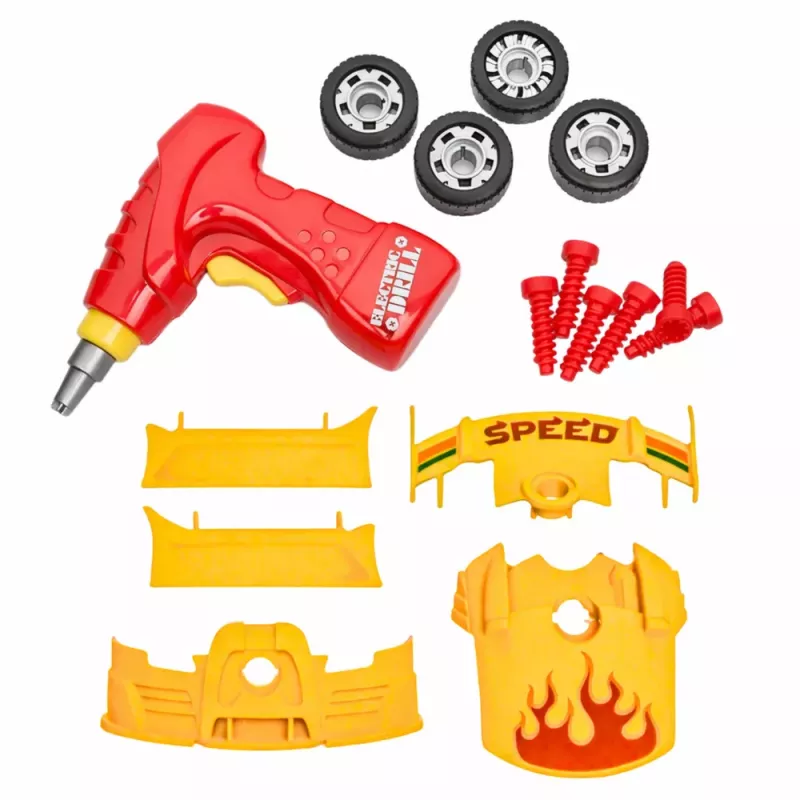 LEAN TOYS kit de tuning de coche destornillador luces
