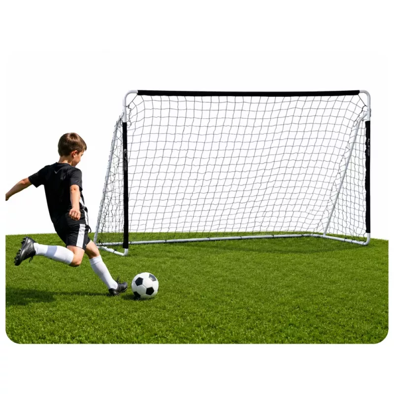 LEAN SPORT portería de fútbol grande 307x209 cm