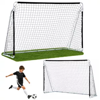 LEAN SPORT portería de fútbol grande 307x209 cm