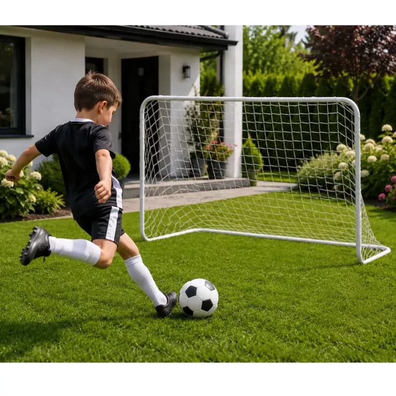 LEAN SPORT portería de fútbol para niños 120x80 cm