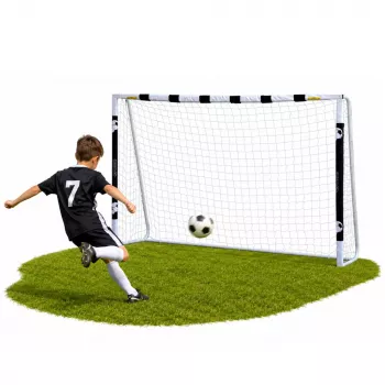 LEAN SPORT portería de fútbol grande 300x200 cm