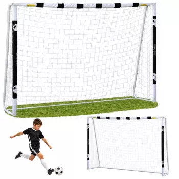 LEAN SPORT portería de fútbol grande 300x200 cm