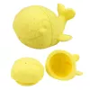 LEAN TOYS juguetes de baño educativos figuras sensoriales de goma pastel 4 uds.