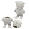 LEAN TOYS juguetes de baño educativos figuras sensoriales de goma pastel 4 uds.