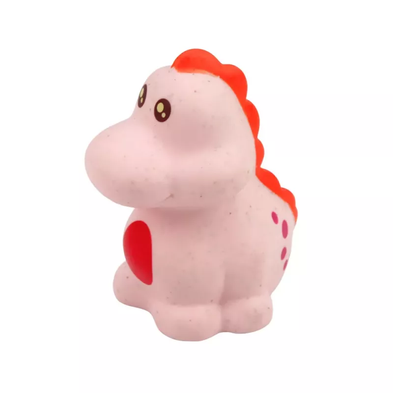 LEAN TOYS conjunto de dinosaurios de goma educativos para el baño, juegos pastel, 6 piezas
