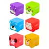 LEAN TOYS conjunto de bloques de goma blanda educativos animales multicolor 6 uds.