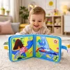LEAN TOYS libro educativo sensorial de fieltro 3D dinosaurios