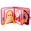 LEAN TOYS libro educativo sensorial de fieltro 3D princesa rosa