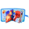 LEAN TOYS libro educativo sensorial de fieltro 3D animales del arca de Noé