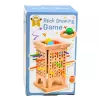 LEAN TOYS Juego de habilidad de madera Torre Palos Pelotas Dados 37 piezas