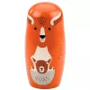 LEAN TOYS Set de muñecas matrioska de madera Puzzle Animales del bosque 6 uds.