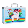 LEAN Set de manualidades para niños Unicornio Maletín azul 150 piezas