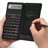 LEAN Calculadora científica de oficina con pantalla LCD, tableta gráfica, lápiz, 10 dígitos