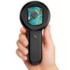 LEAN TOYS Microscopio de mano portátil digital HD 100x cámara pantalla IPS 8 LED