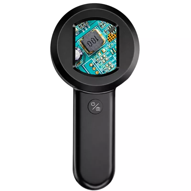 LEAN TOYS Microscopio de mano portátil digital HD 100x cámara pantalla IPS 8 LED