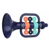 LEAN TOYS Set de instrumentos musicales para niños: Tambor, Trompeta, Sonajeros, Baquetas