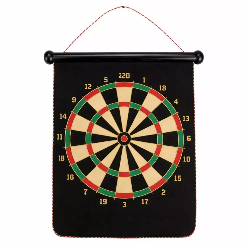 LEAN TOYS Dardos magnéticos Tablero de doble cara Tubo de dardos Set de juego de arcade