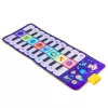 LEAN TOYS Alfombra de baile musical educativa interactiva Piano Espacio 120 x 48 cm