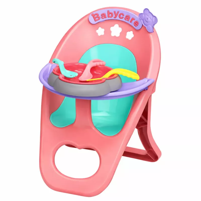 LEAN TOYS Muñeca bebé Hace pipí, balbucea, llora, habla 12 sonidos, accesorios, silla