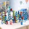 LEAN TOYS Set de bloques magnéticos Pista de bolas Molino de rueda 118 piezas