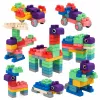 LEAN TOYS Bloques sensoriales blandos de silicona de colores 80 uds.