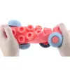 LEAN TOYS Bloques sensoriales blandos de silicona de colores 80 uds.