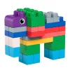 LEAN TOYS Bloques sensoriales blandos en bolsa para niños, de colores, 30 uds.